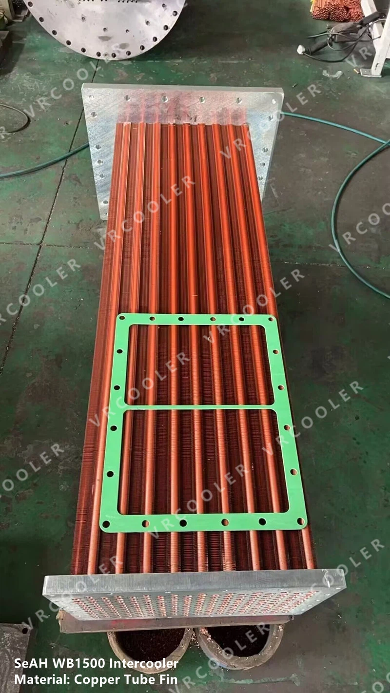 SeAH WB1500 Copper Tube Copper Fin Intercooler SeAH WB1500 Copper Tube Copper Fin Intercooler